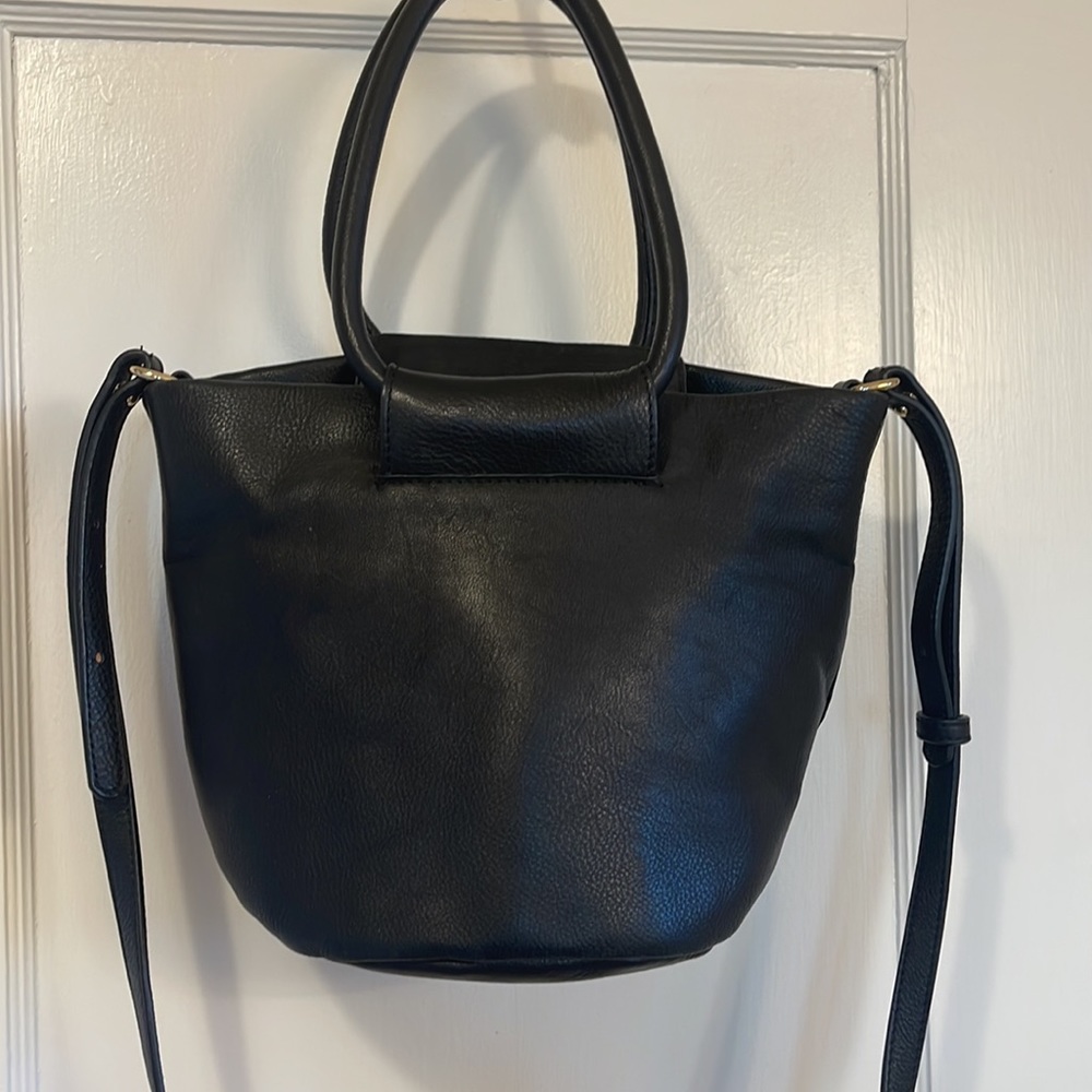 Anthropologie x Monserat De Lucca Leather Bucket Bag w/ Crossbody ✨ - Picture 14 of 16